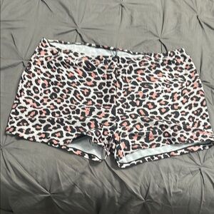Leopard Print Swim Shorts